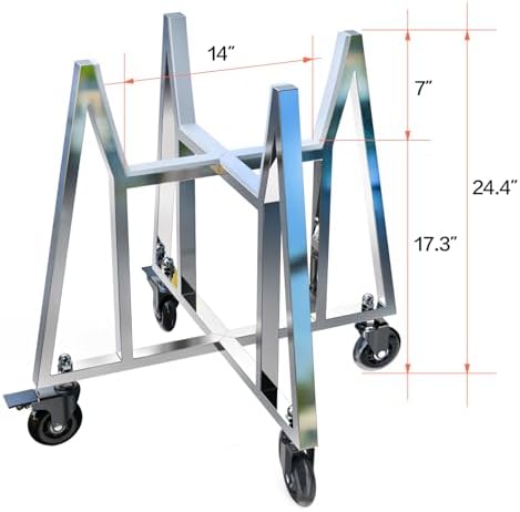 Mobilny wózek pod duży grill jajowy