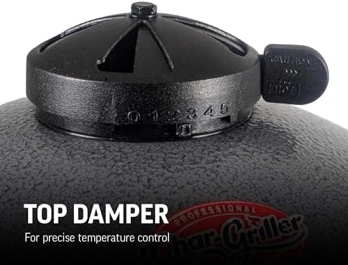 Kompaktowy przenośny grill Kamado na węgiel