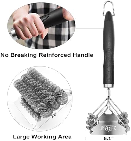 Bezpieczna szczotka do czyszczenia rusztu