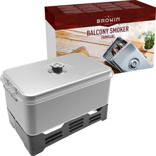 Stołowa wędzarnia ze stali nierdzewnej z termometrem