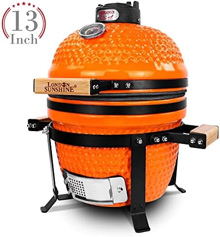 Pomarańczowy mini wędzarnik stołowy