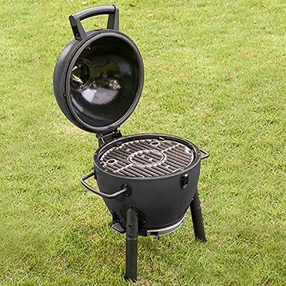 Kompaktowy przenośny grill Kamado na węgiel