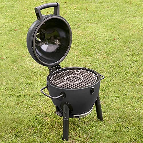 Kompaktowy przenośny grill Kamado na węgiel
