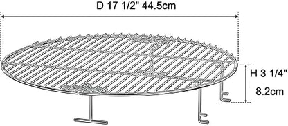Stalowy ruszt okrągły do grilli ceramicznych