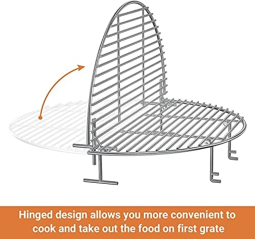 Stalowy ruszt okrągły do grilli ceramicznych